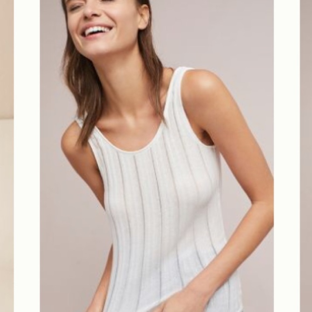 NWT Anthropologie Pure Good Ribbed Tank Camisole